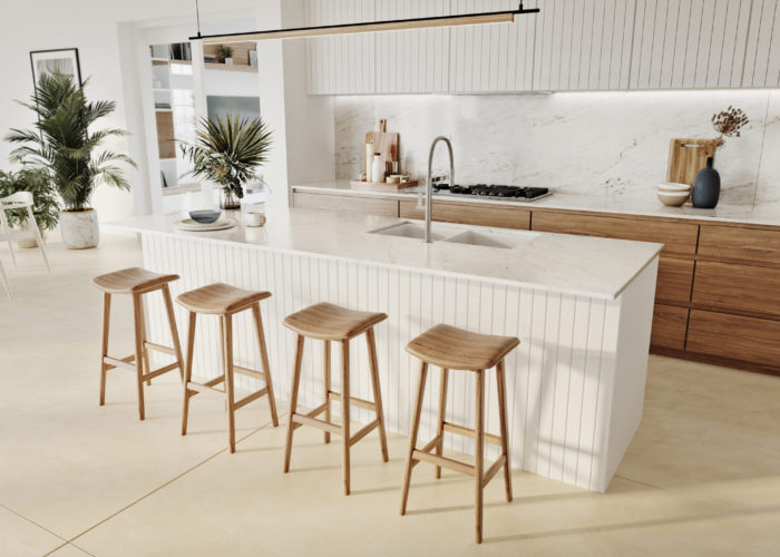 kitchen with good lighting
