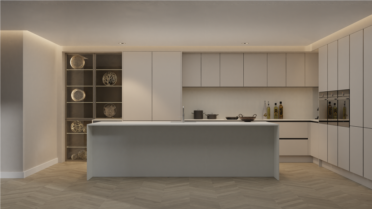 White Kitchen Worktops