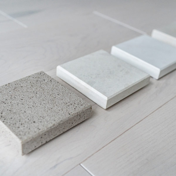 Free Samples For Grey Sparkle Quartz Worktops